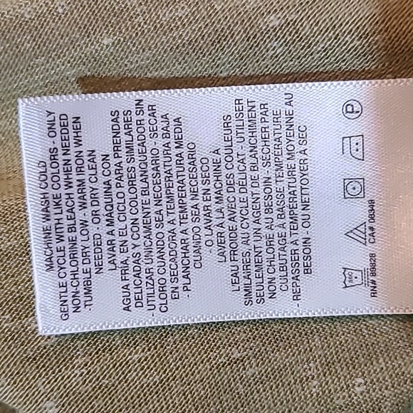 Jessica Simpson Rivers Raglan Baby Tee Size Large - Picture 7 of 15